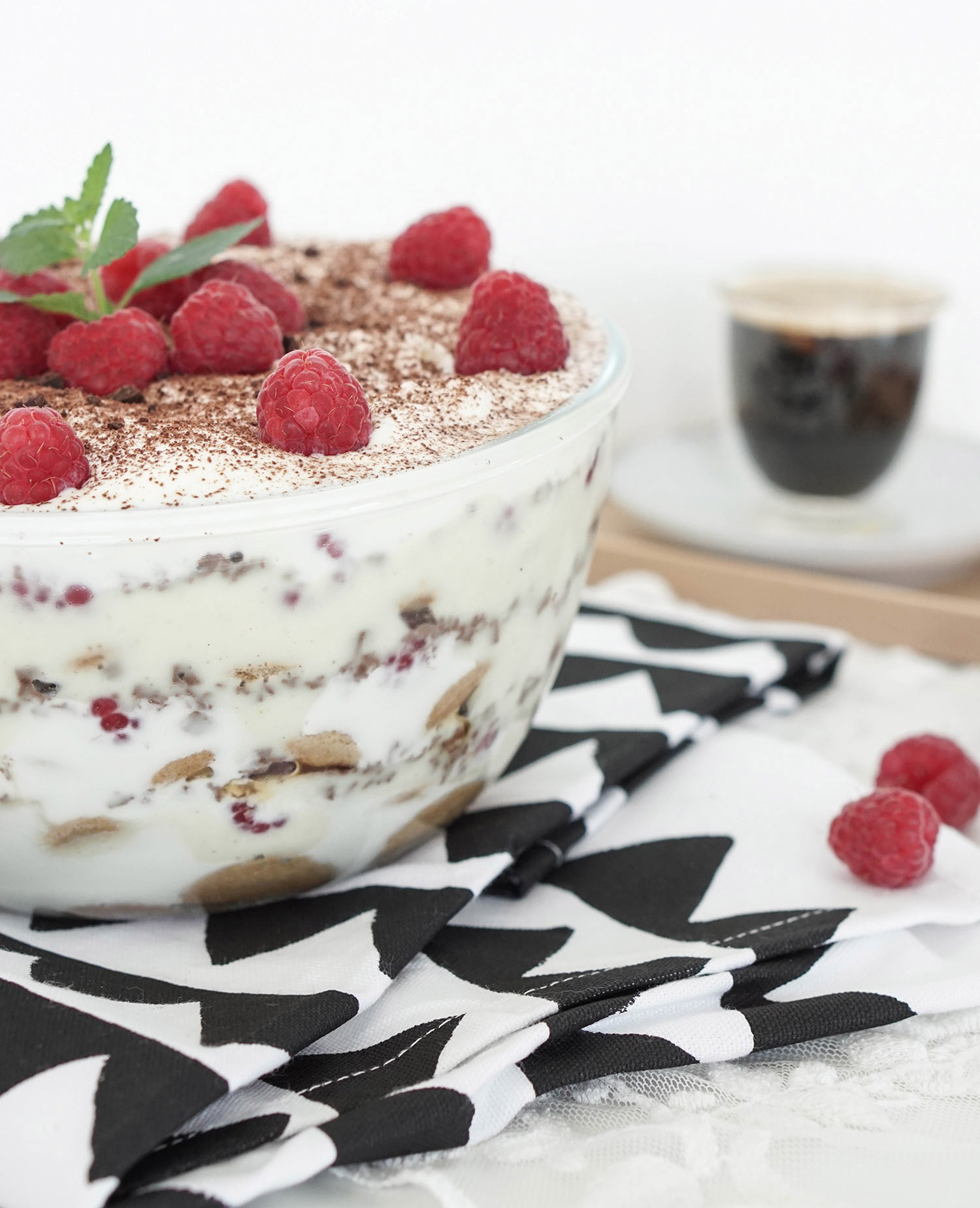 Wunderbar Leichtes Tiramisu Mit Himbeeren My Mirror World